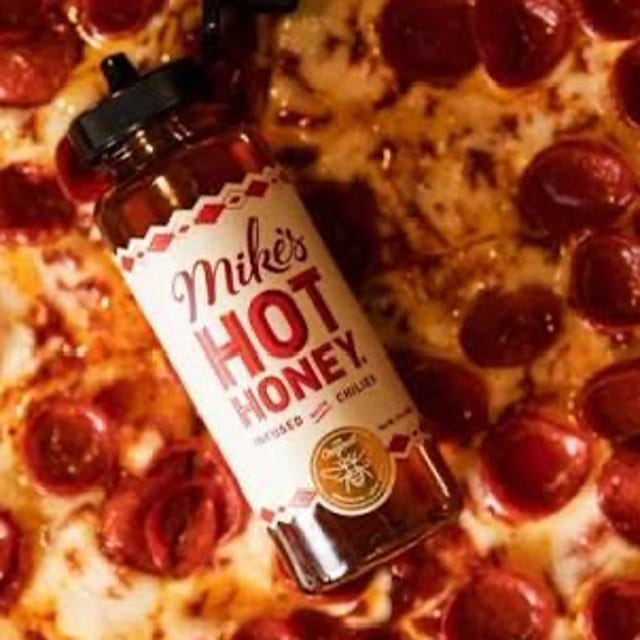 NEW!! MIKES HOT HONEY PEPPERONI PIZZA.