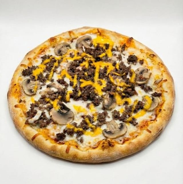 Cheese Steak Pizza.