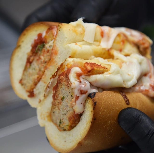 Veal Parmigiana Sub.